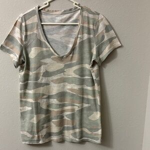 PINK Victoria's Secret Camouflage V-Neck Tee